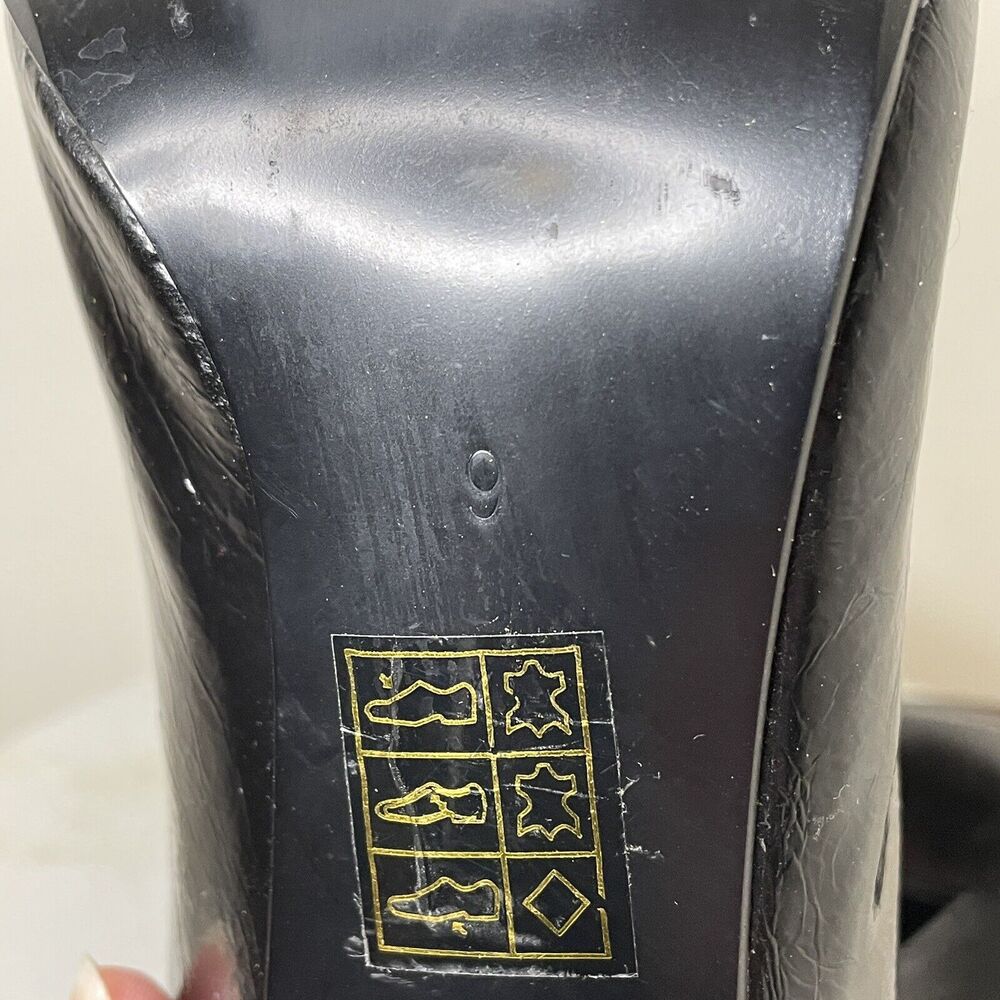 Jeffrey Campbell Black Patent Leather Mary Jane Heels - Picture 16 of 16